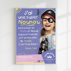 Affiche A3 famille