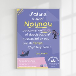 Affiche A4 famille