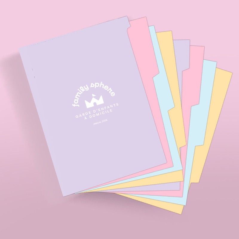 Intercalaires 4 onglets – Lot de 10