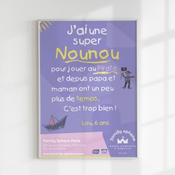 Affiche A3 famille